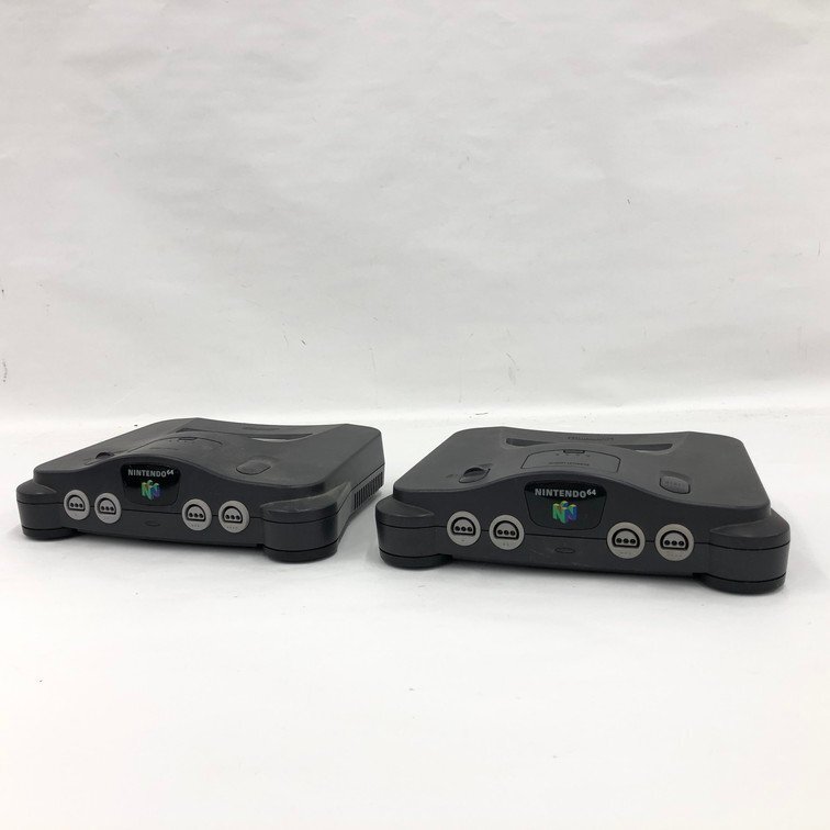 Nintendo ニンテンドー NINTENDO64 本体2台 NUS-006 NUJ14005099 Nintendo ニンテンドー NINTENDO64 本体2台 NUS-006 NUJ14005099