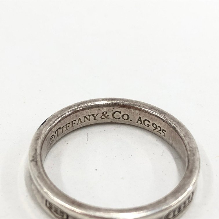 TIFFANY&Co. ティファニー ナローリング AG925刻印あり サイズ TIFFANY&Co. ティファニー ナローリング AG925刻印あり サイズ