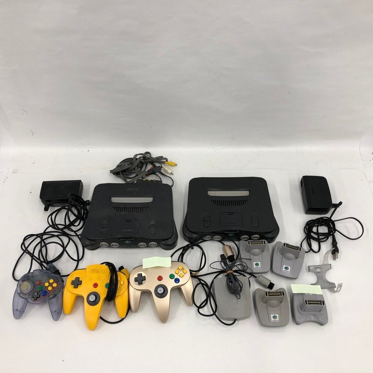 Nintendo ニンテンドー NINTENDO64 本体2台 NUS-006 NUJ14005099 Nintendo ニンテンドー NINTENDO64 本体2台 NUS-006 NUJ14005099