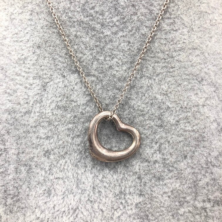 TIFFANY & Co. ティファニー ネックレス オープンハート Ag925 TIFFANY & Co. ティファニー ネックレス オープンハート Ag925