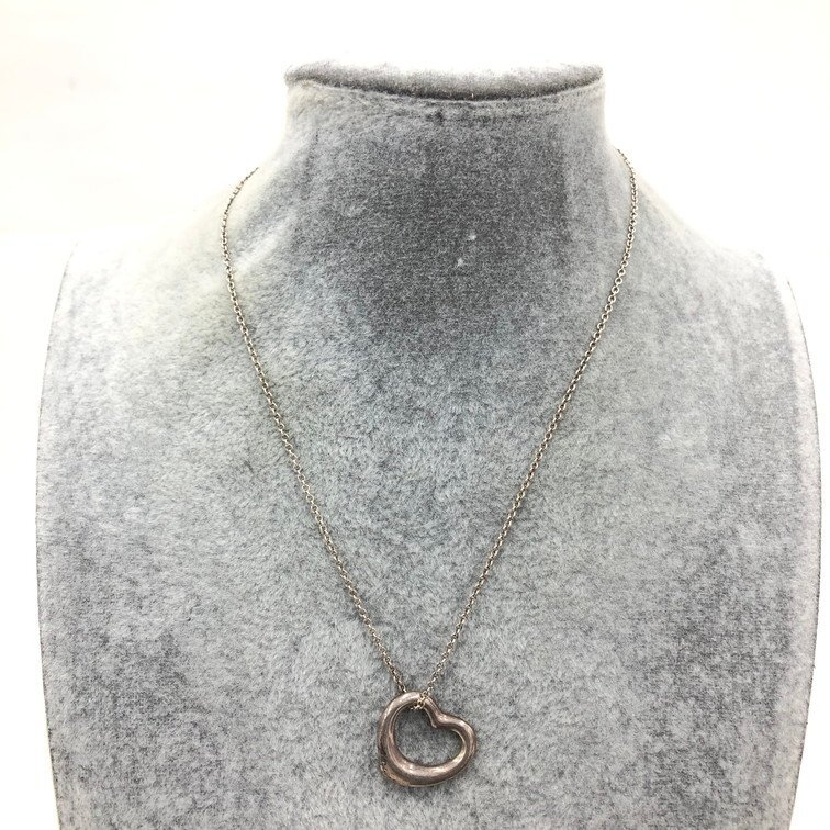 TIFFANY & Co. ティファニー ネックレス オープンハート Ag925 TIFFANY & Co. ティファニー ネックレス オープンハート Ag925