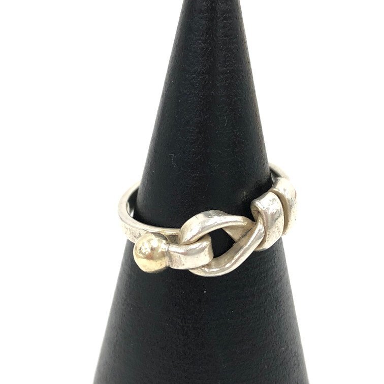 TIFFANY & Co. ティファニー フック&アイ リング コンビ Ag925 8 TIFFANY & Co. ティファニー フック&アイ リング コンビ Ag925 8