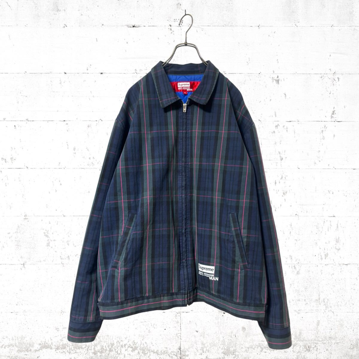 希少 XL コラボ シュプリーム ジュンヤワタナベコムデギャルソンマン ワーク ジャケット Supreme COMMEdesGARCONS Printed Work Jacket