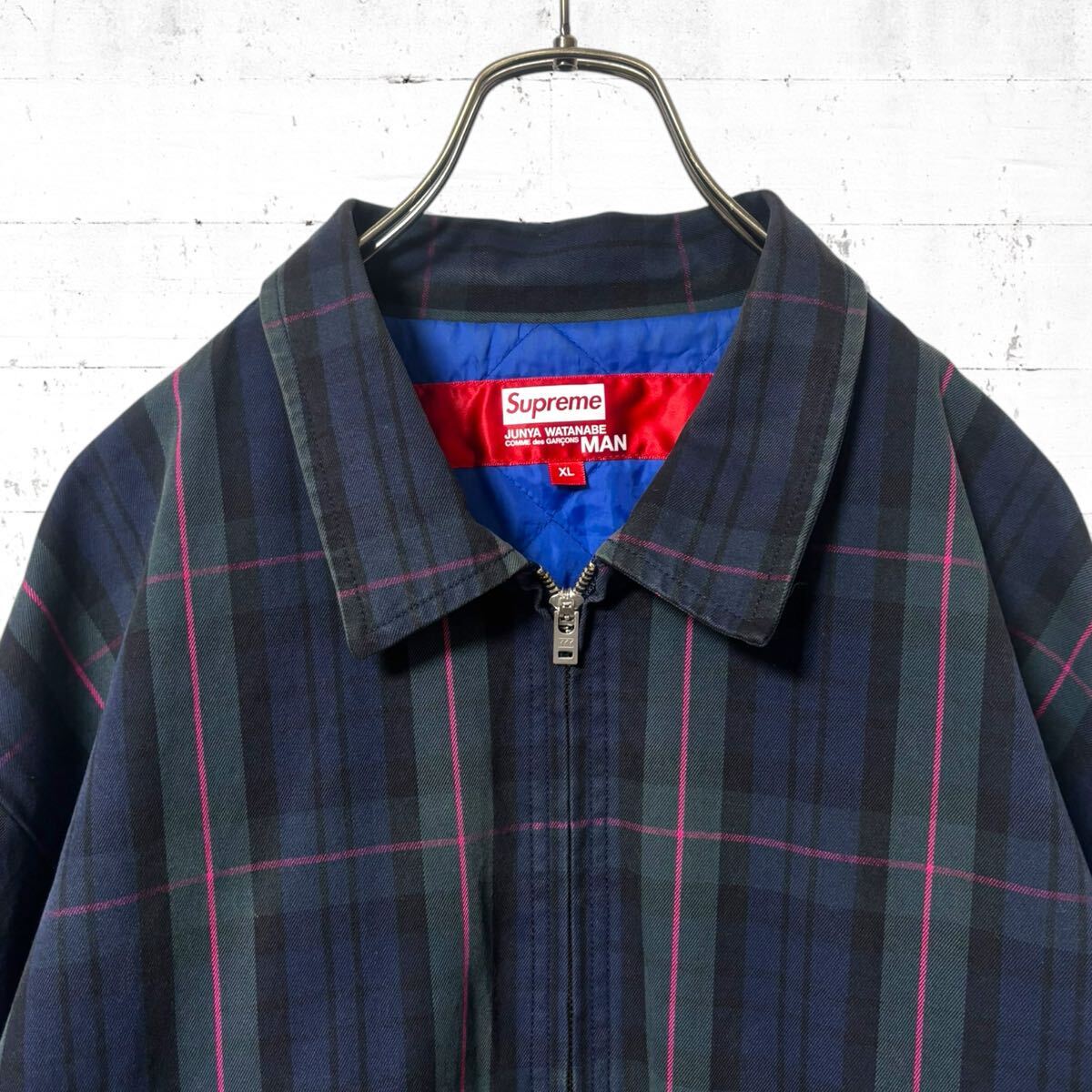 希少 XL コラボ シュプリーム ジュンヤワタナベコムデギャルソンマン ワーク ジャケット Supreme COMMEdesGARCONS Printed Work Jacket