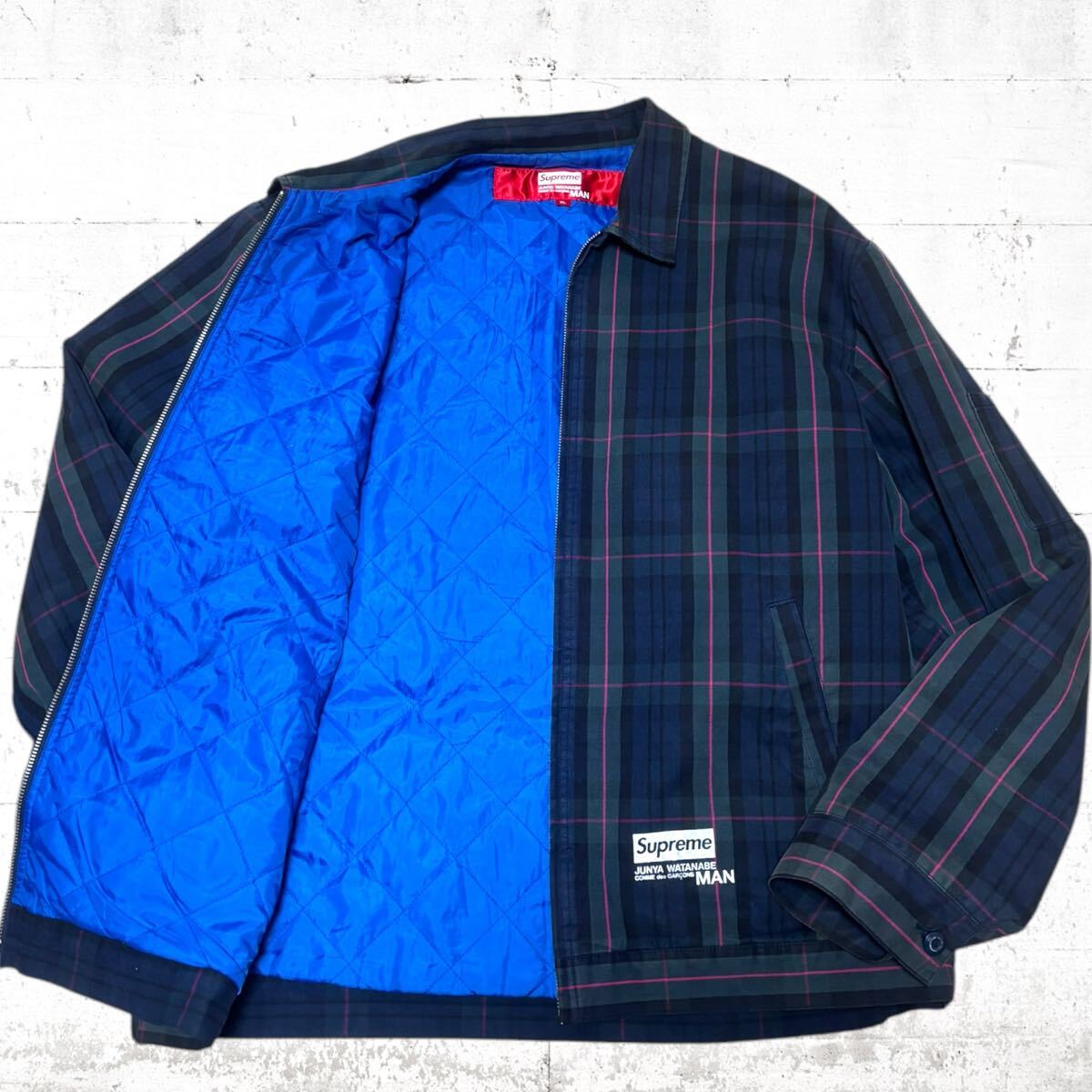 希少 XL コラボ シュプリーム ジュンヤワタナベコムデギャルソンマン ワーク ジャケット Supreme COMMEdesGARCONS Printed Work Jacket