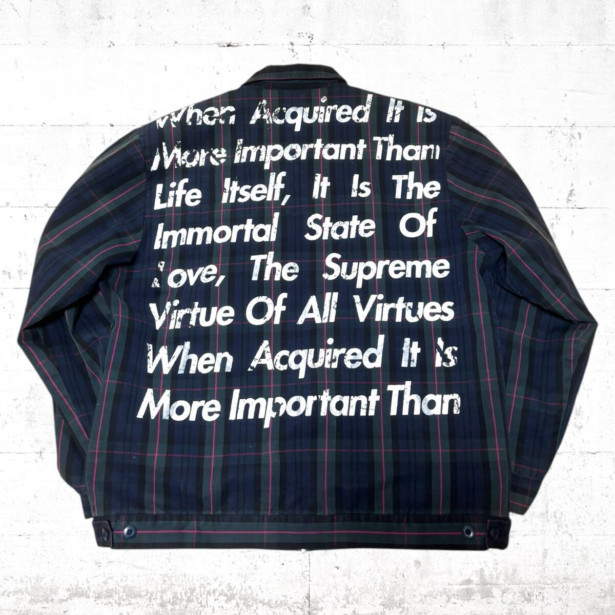 希少 XL コラボ シュプリーム ジュンヤワタナベコムデギャルソンマン ワーク ジャケット Supreme COMMEdesGARCONS Printed Work Jacket
