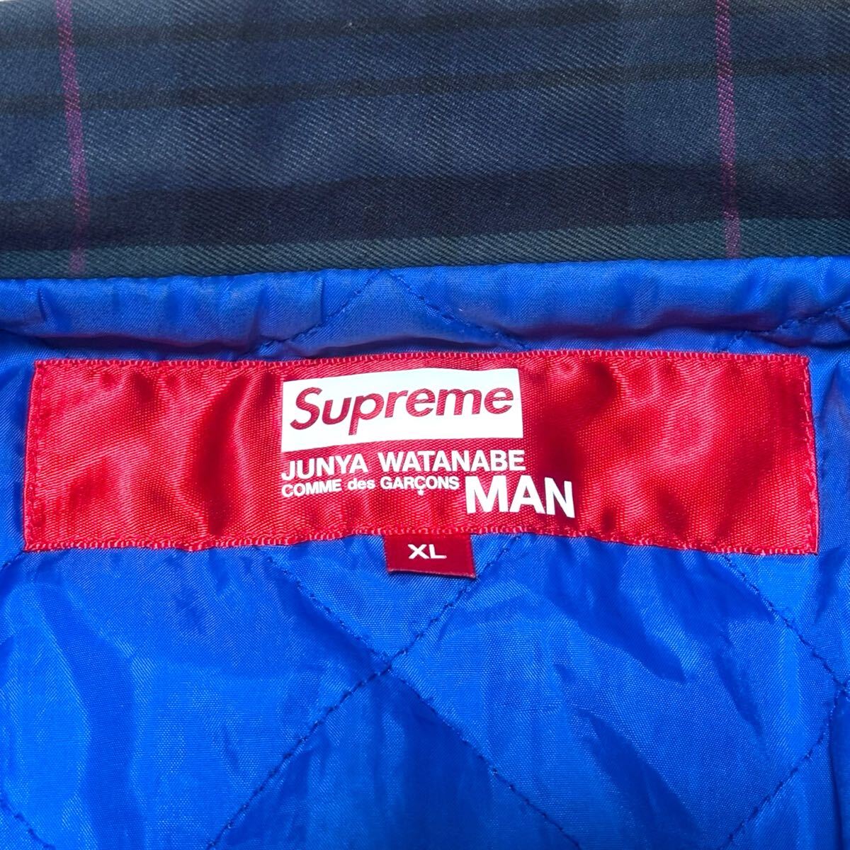 希少 XL コラボ シュプリーム ジュンヤワタナベコムデギャルソンマン ワーク ジャケット Supreme COMMEdesGARCONS Printed Work Jacket