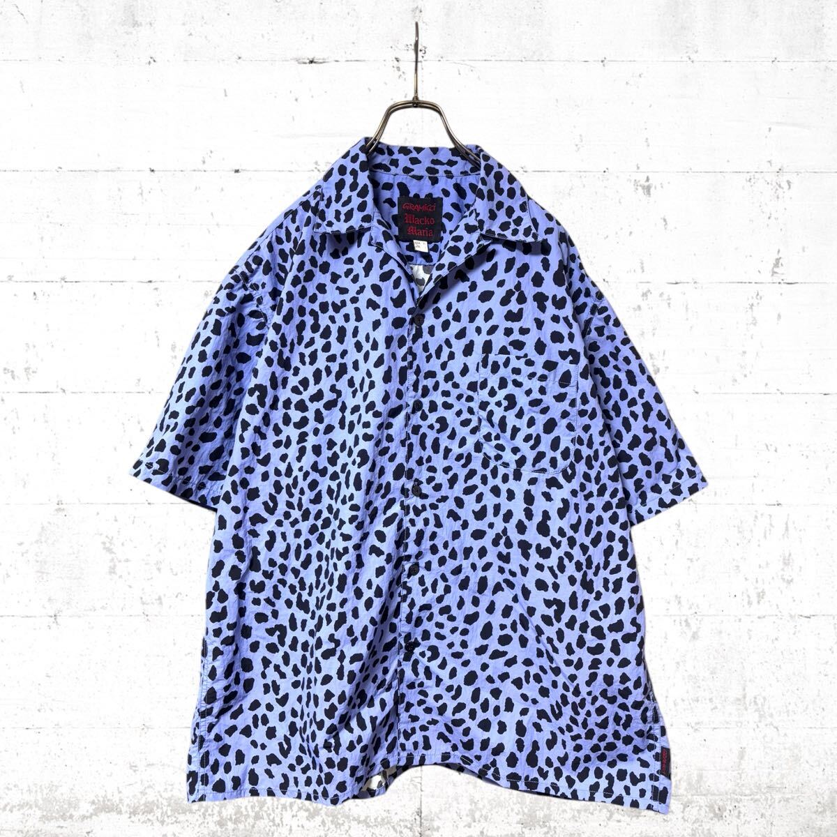 希少 WACKO MARIA GRAMICCI レオパード オープンカラー シャツ 希少 WACKO MARIA GRAMICCI レオパード オープンカラー シャツ