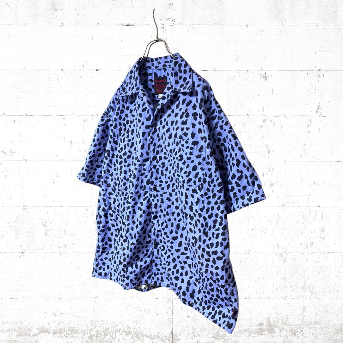 希少 WACKO MARIA GRAMICCI レオパード オープンカラー シャツ 希少 WACKO MARIA GRAMICCI レオパード オープンカラー シャツ