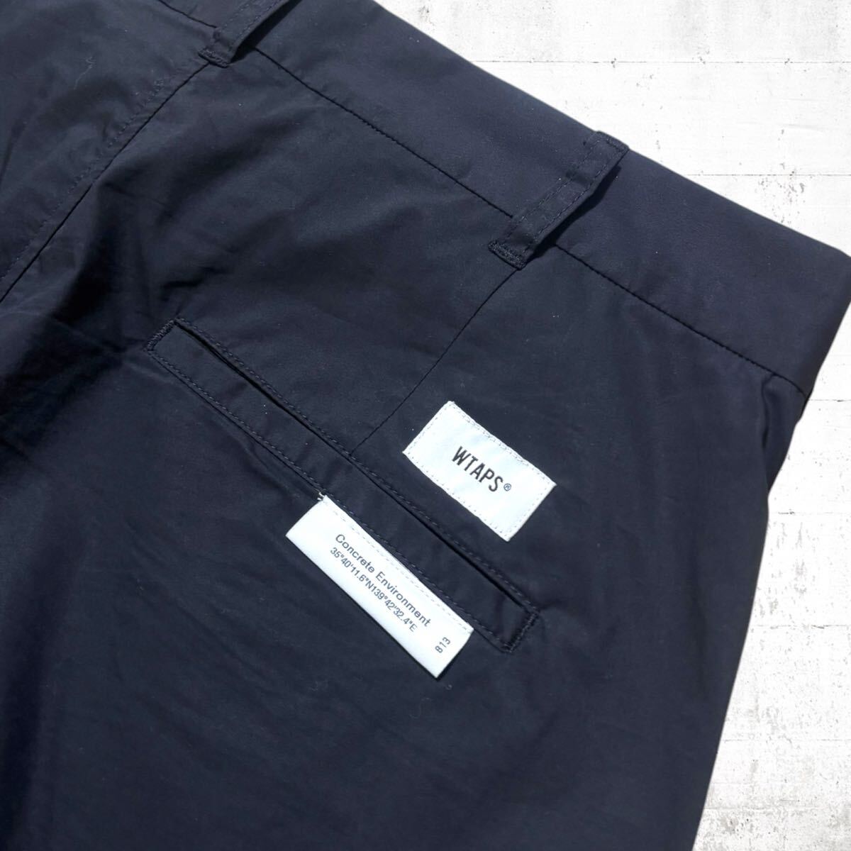 WTAPS 24SS タック入り ワイド テーパード スラックス COOLMAX WTAPS 24SS タック入り ワイド テーパード スラックス COOLMAX
