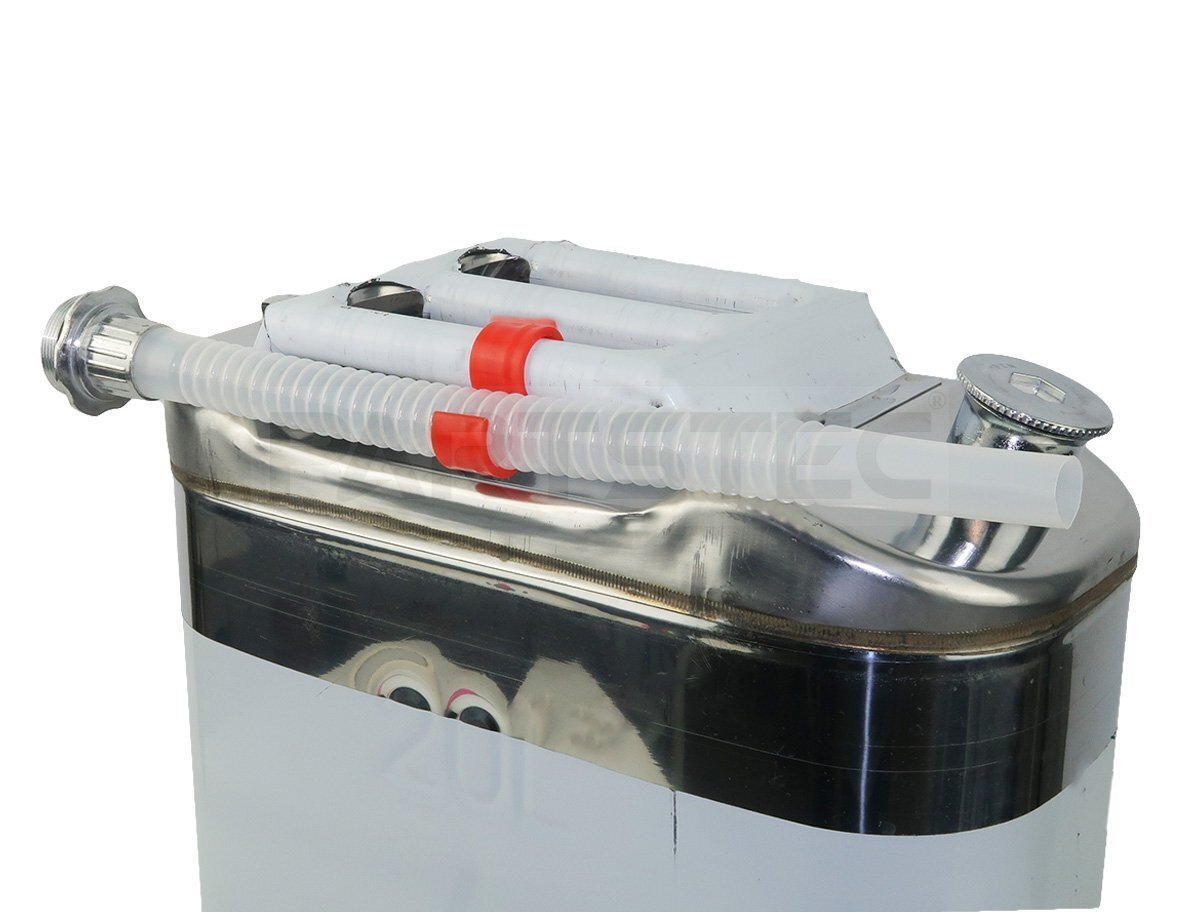 訳あり品 20L 縦型 SUS201 ステンレス 携行缶 35cmx17cmx46cm 訳あり品 20L 縦型 SUS201 ステンレス 携行缶 35cmx17cmx46cm