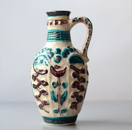 ドイツ製 ヴィンテージ Bay Keramik Vase 花瓶 花器 ファット ドイツ製 ヴィンテージ Bay Keramik Vase 花瓶 花器 ファット