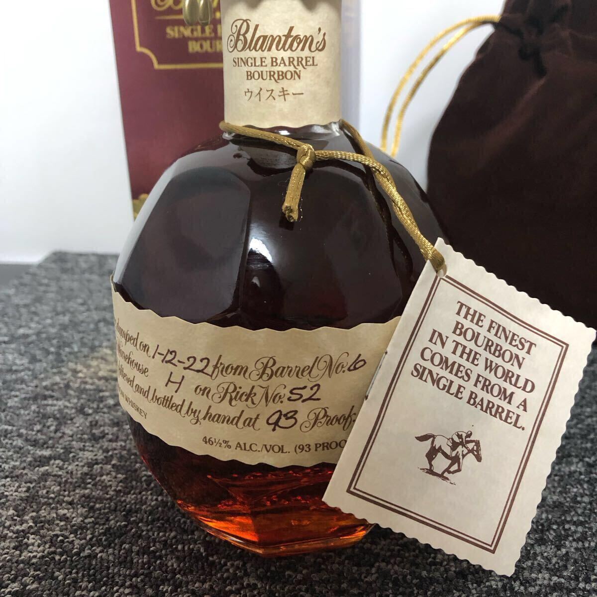 未開栓 Blanton ブラントン ウィスキー バーボン ウイスキー 未開栓 Blanton ブラントン ウィスキー バーボン ウイスキー