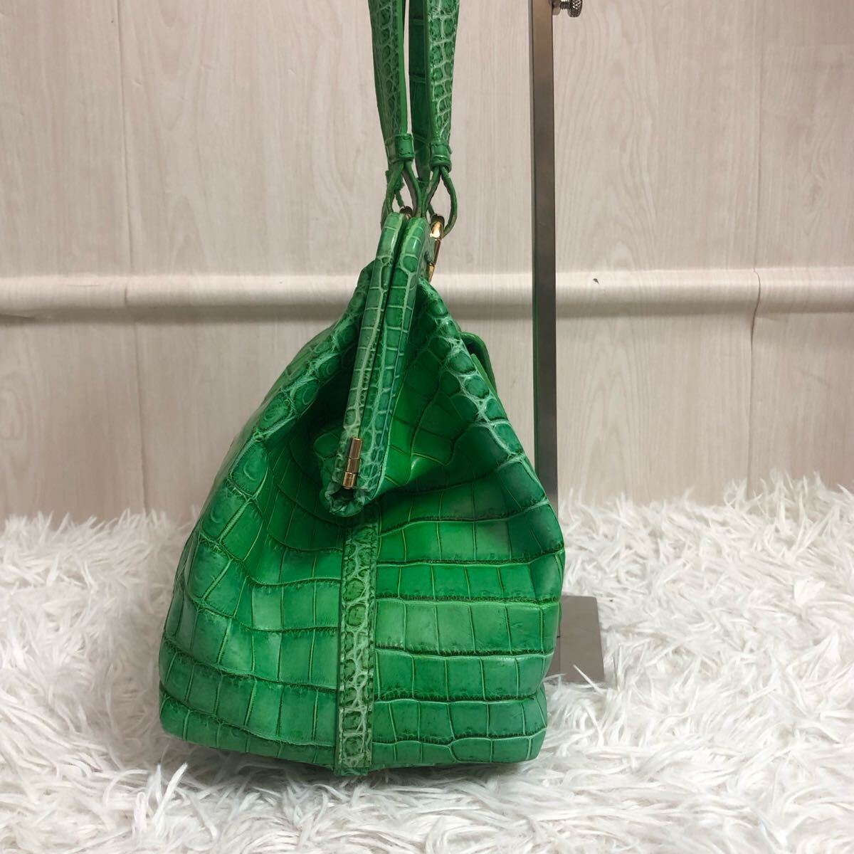 極美品/超希少○ボッテガヴェネタ BOTTEGA VENETA クロコダイル 極美品/超希少○ボッテガヴェネタ BOTTEGA VENETA クロコダイル