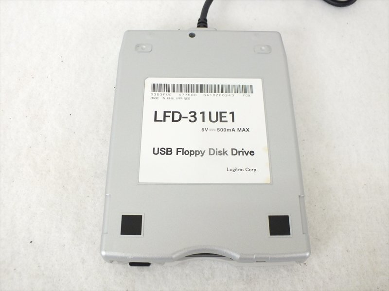 ? Logitec ロジテック LFD-31UE1 USBFloppyDiskDrive フロッピーディスクドライブ 中古 現(xiàn)狀品 250409Y7522