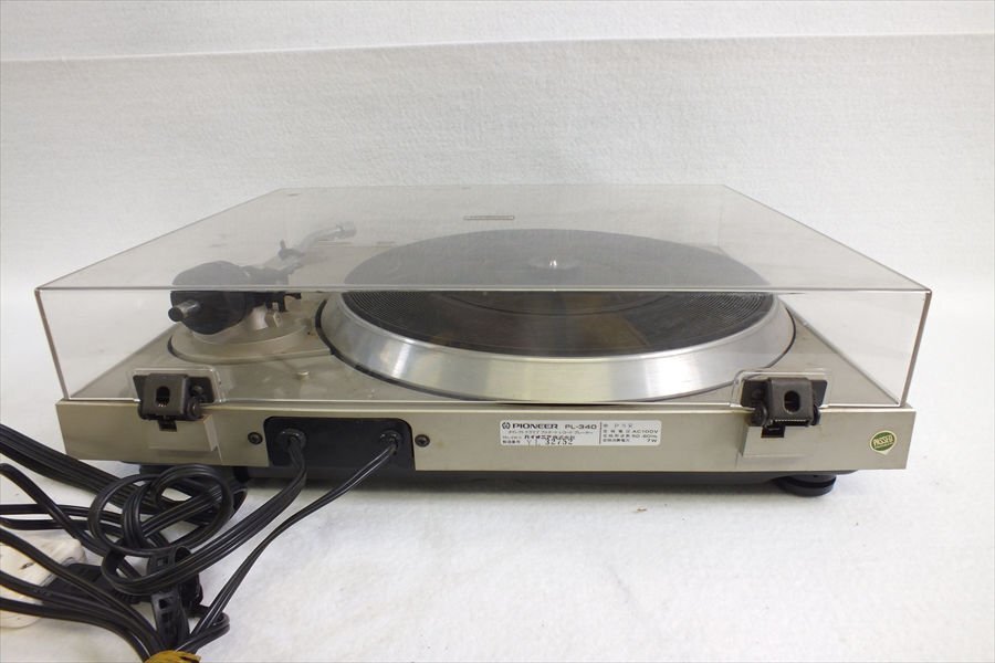 * PIONEER Pioneer PL-340 проигрыватель запись плеер б/у текущее состояние товар 250308S8573
