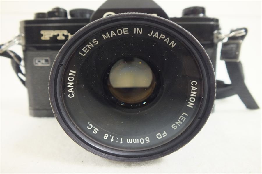 □ Canon キャノン FTb フィルム一眼レフカメラ FD 50mm 1:1.8 □ Canon キャノン FTb フィルム一眼レフカメラ FD 50mm 1:1.8