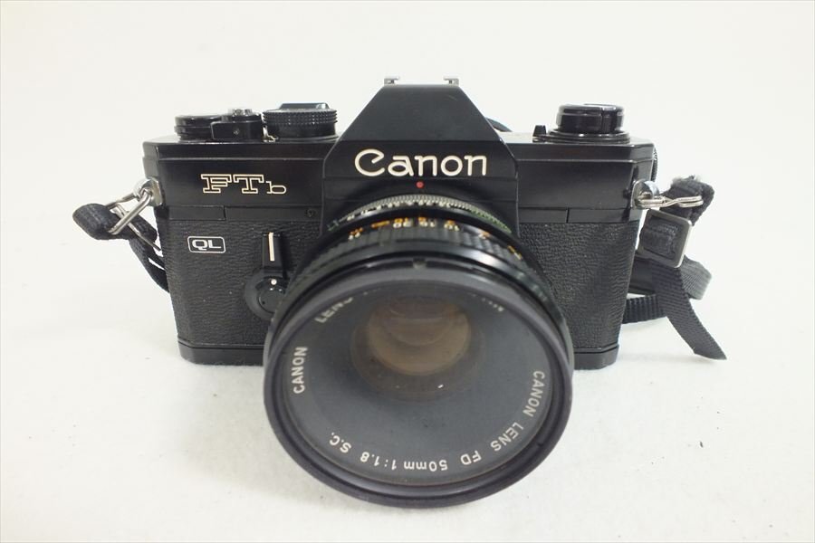 □ Canon キャノン FTb フィルム一眼レフカメラ FD 50mm 1:1.8 □ Canon キャノン FTb フィルム一眼レフカメラ FD 50mm 1:1.8