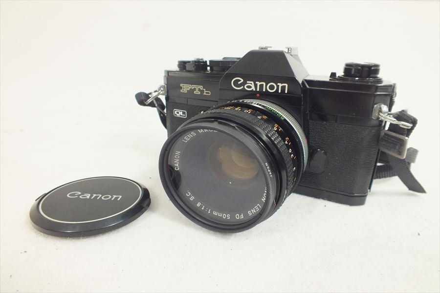 □ Canon キャノン FTb フィルム一眼レフカメラ FD 50mm 1:1.8 □ Canon キャノン FTb フィルム一眼レフカメラ FD 50mm 1:1.8