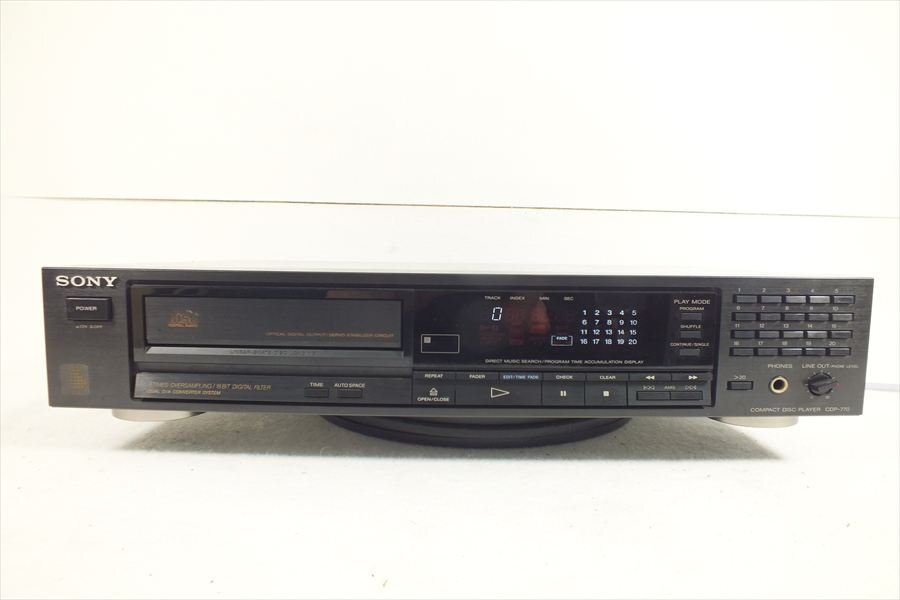 * SONY Sony CDP-770 CD плейер б/у текущее состояние товар 250406G6035