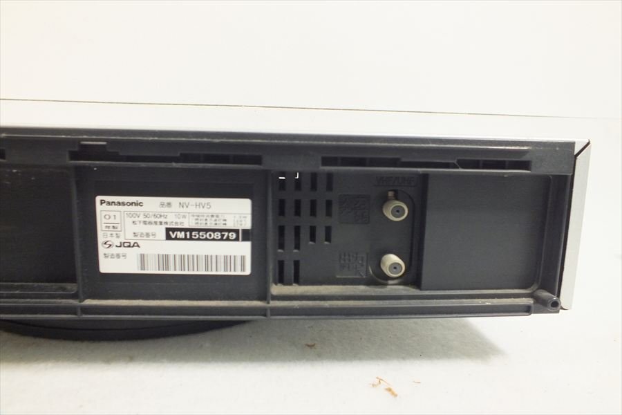 □ Panasonic パナソニック NV-HV5 ビデオデッキ VHS 中古 現状 □ Panasonic パナソニック NV-HV5 ビデオデッキ VHS 中古 現状