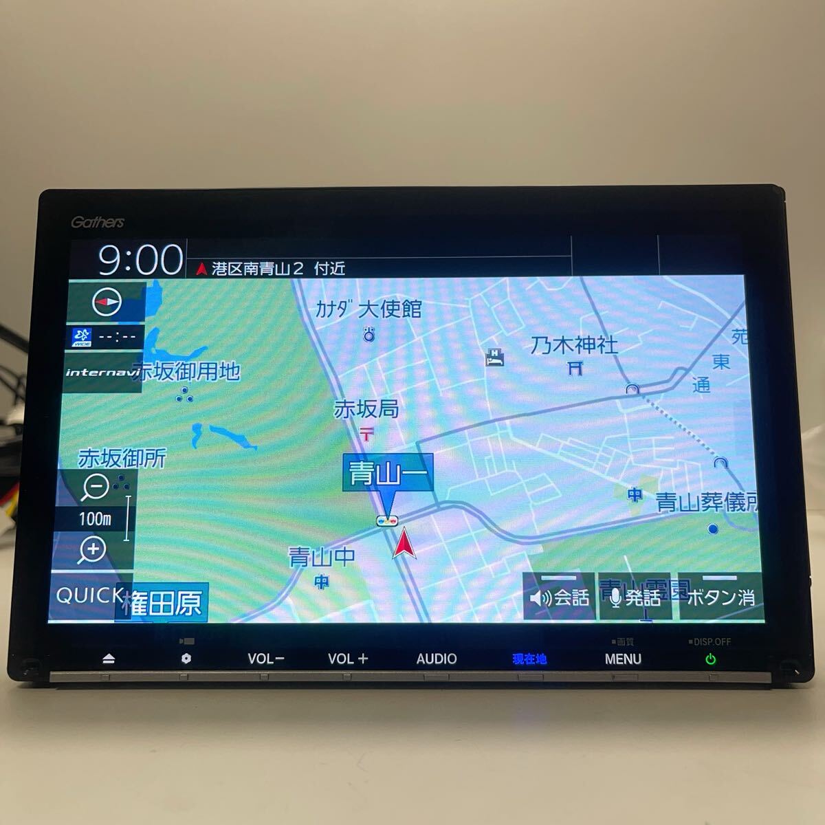 HONDAホンダナビギャザーズGathers VXM-187VFEiタッチパネル正常ホンダフルセグ TV CarPlay CD DVDビデオAM FMBLUETOOTH MADE IN JAPAN
