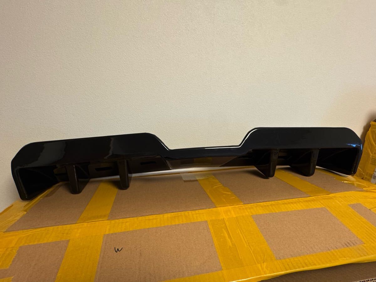 スバル　wrx sti vab リアディフューザー　アンダースポイラー　センター　艶黒塗装品_画像1