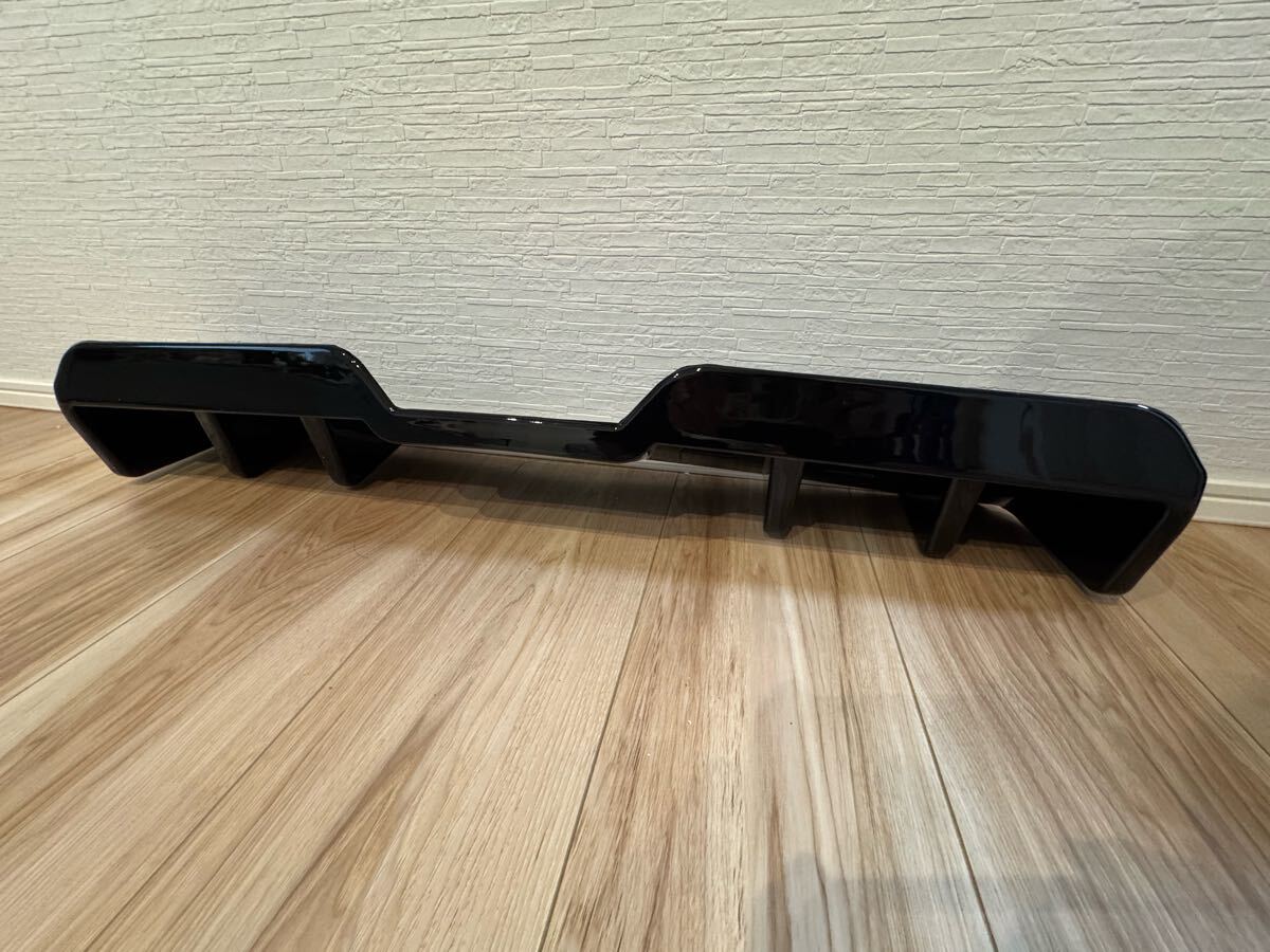 スバル　wrx sti vab リアディフューザー　アンダースポイラー　センター　艶黒塗装品_画像4