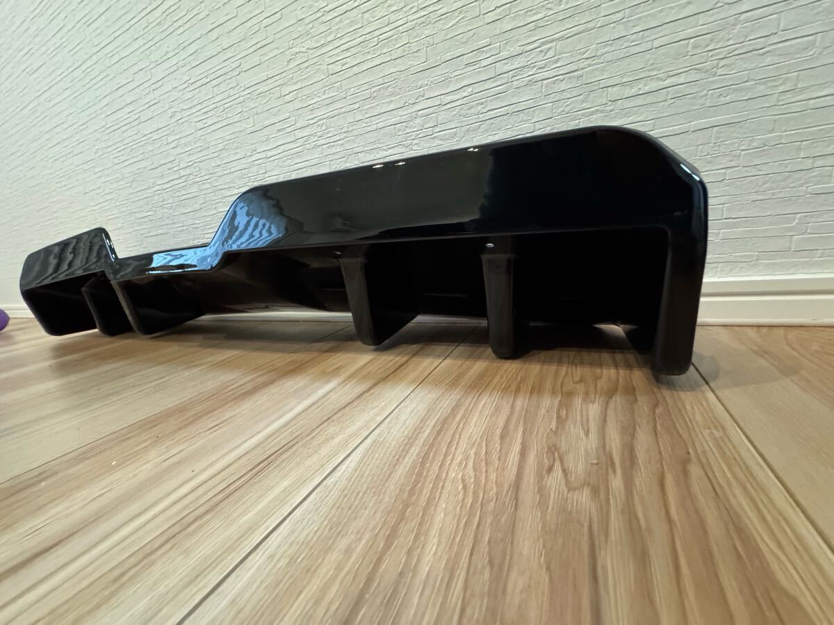 スバル　wrx sti vab リアディフューザー　アンダースポイラー　センター　艶黒塗装品_画像5