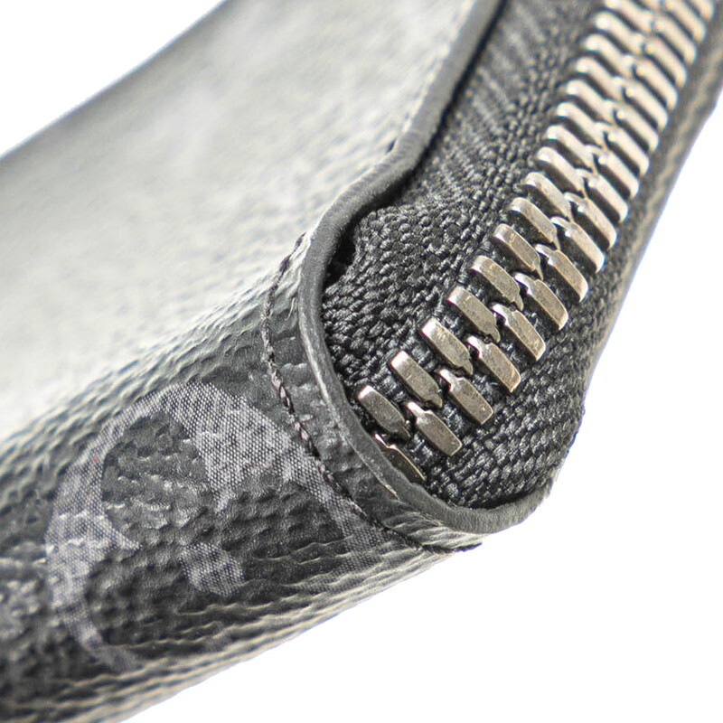 ルイ ヴィトン モノグラム エクリプス ポルトモネ ジュール コインケース 小銭入れ M63536 ブラック PVC レザー LOUIS VUITTON 【中古】_画像4