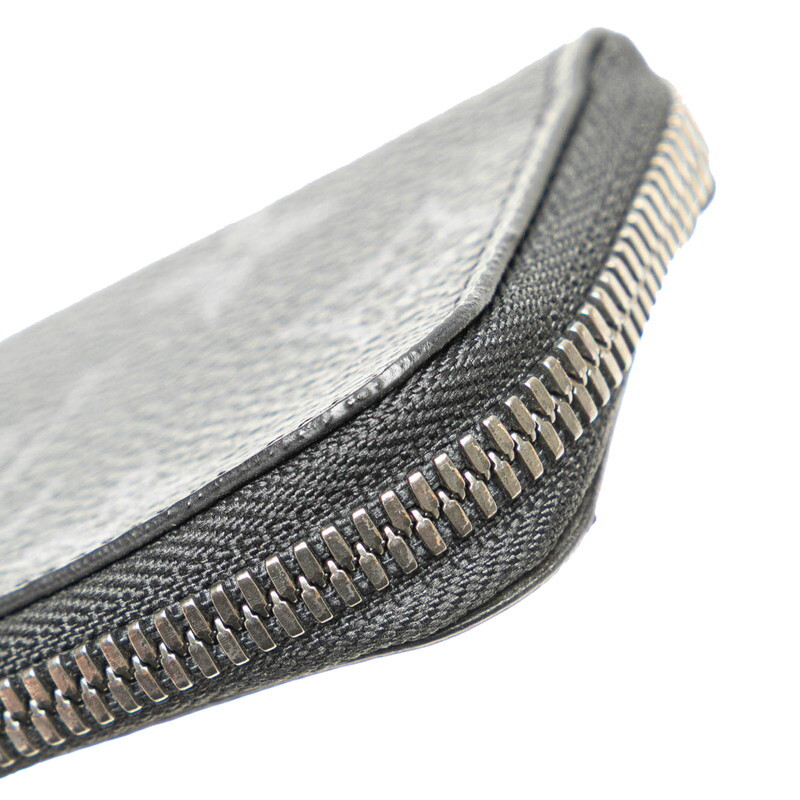 ルイ ヴィトン モノグラム エクリプス ポルトモネ ジュール コインケース 小銭入れ M63536 ブラック PVC レザー LOUIS VUITTON 【中古】_画像5