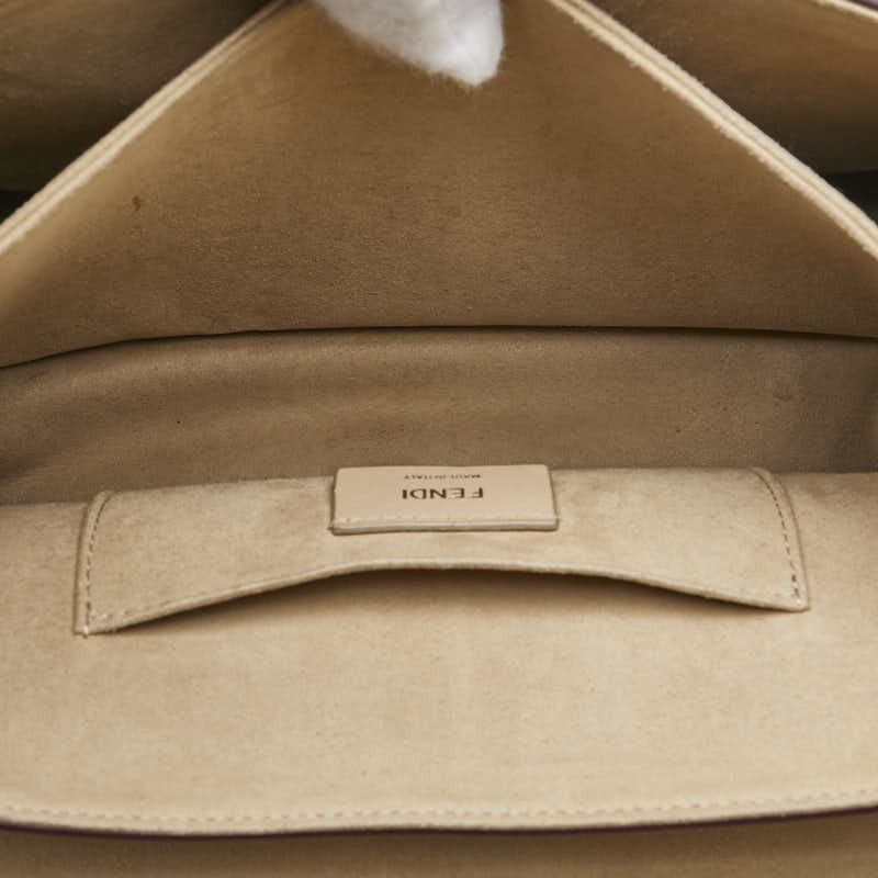  Fendi kyanai цепь ручная сумочка сумка на плечо 2WAY 8BT283 бежевая кожа женский FENDI [ б/у ]