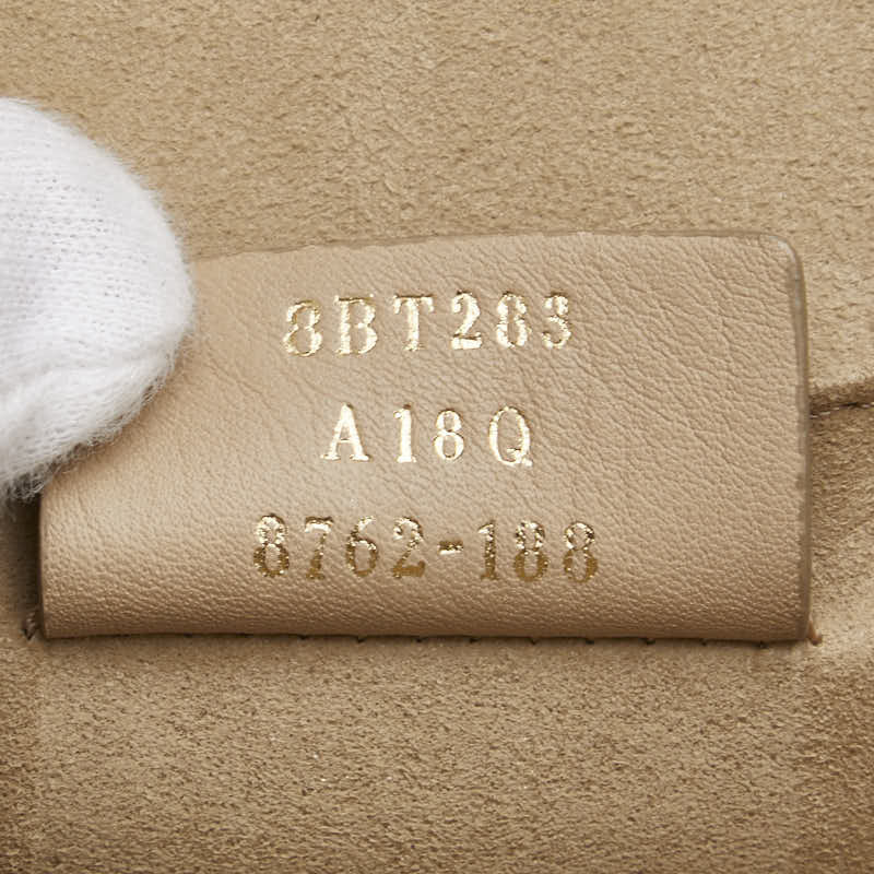  Fendi kyanai цепь ручная сумочка сумка на плечо 2WAY 8BT283 бежевая кожа женский FENDI [ б/у ]