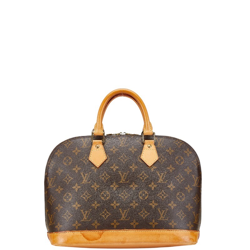 ルイ ヴィトン モノグラム アルマPM ハンドバッグ M51130 ブラウン PVC レザー レディース LOUIS VUITTON 【中古】