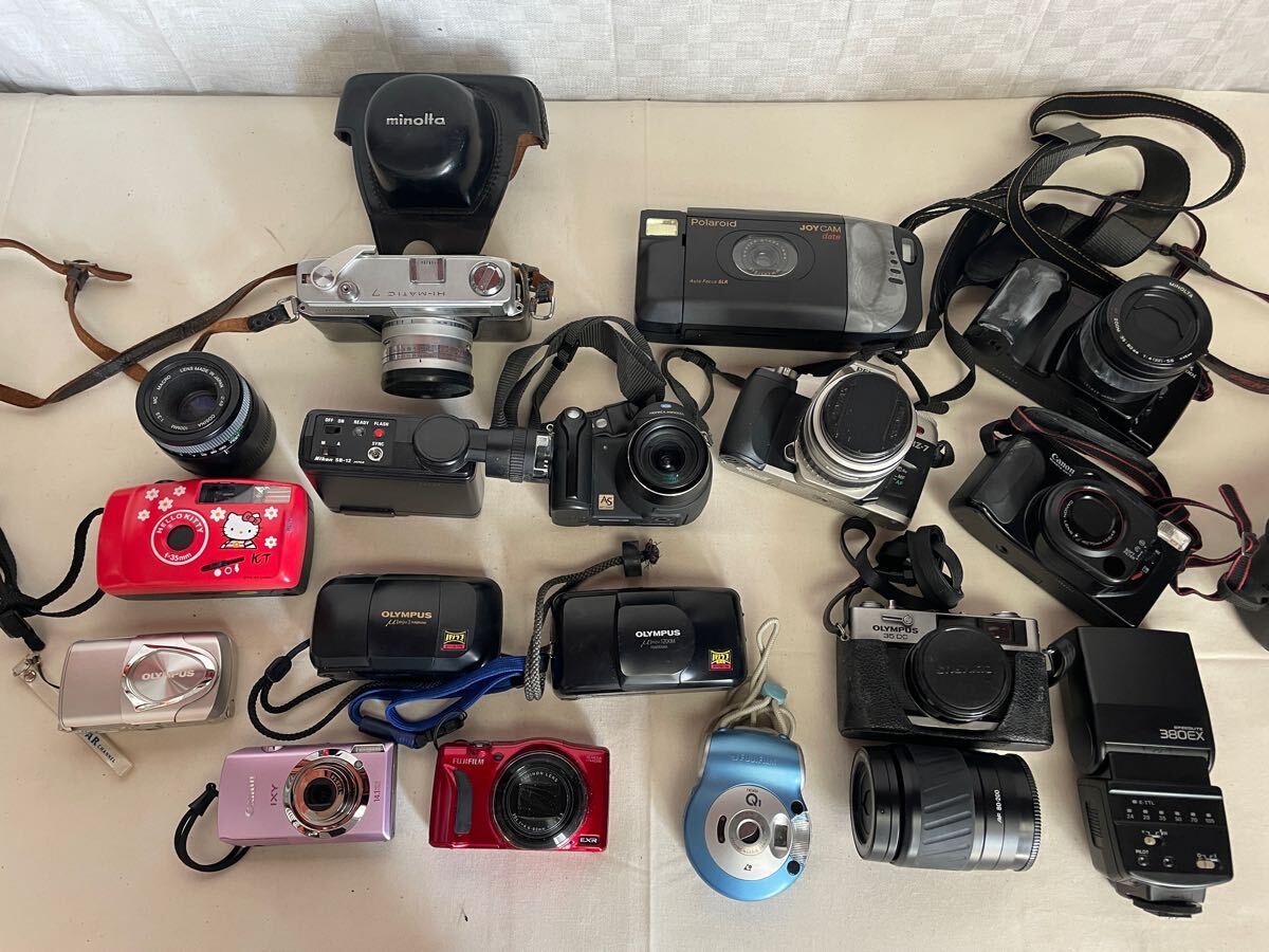 カメラ まとめて 多数 デジカメ フィルムカメラ Canon OLYMPUS カメラ まとめて 多数 デジカメ フィルムカメラ Canon OLYMPUS