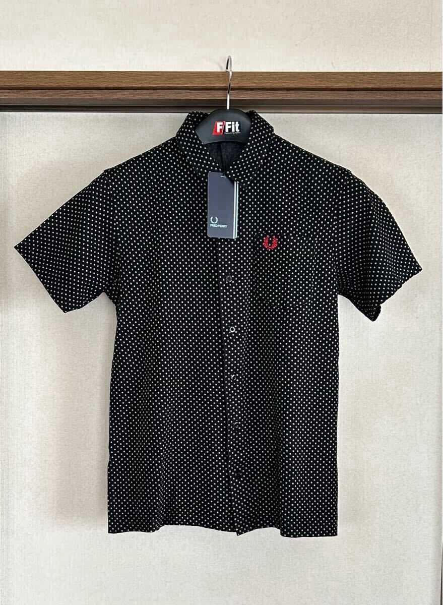 美品】FRED PERRY フレッドペリー 半袖ポロシャツ オープン 美品】FRED PERRY フレッドペリー 半袖ポロシャツ オープン