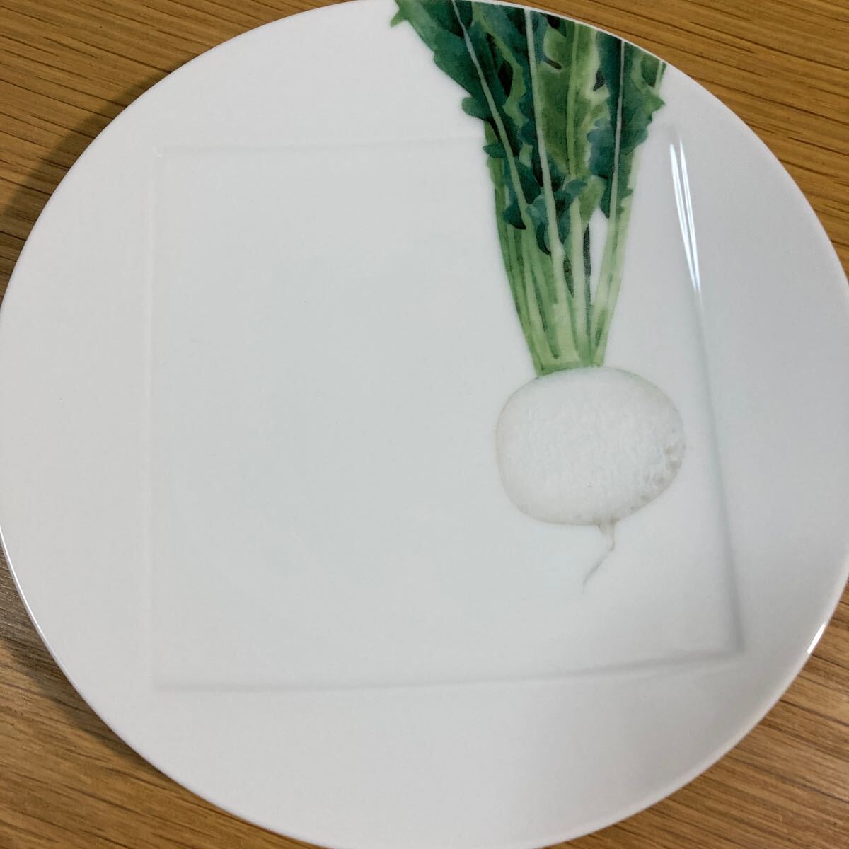 ▼ ノリタケ≪京香旬彩 プレート ５枚≫約15cm デザートプレート 野菜_画像3