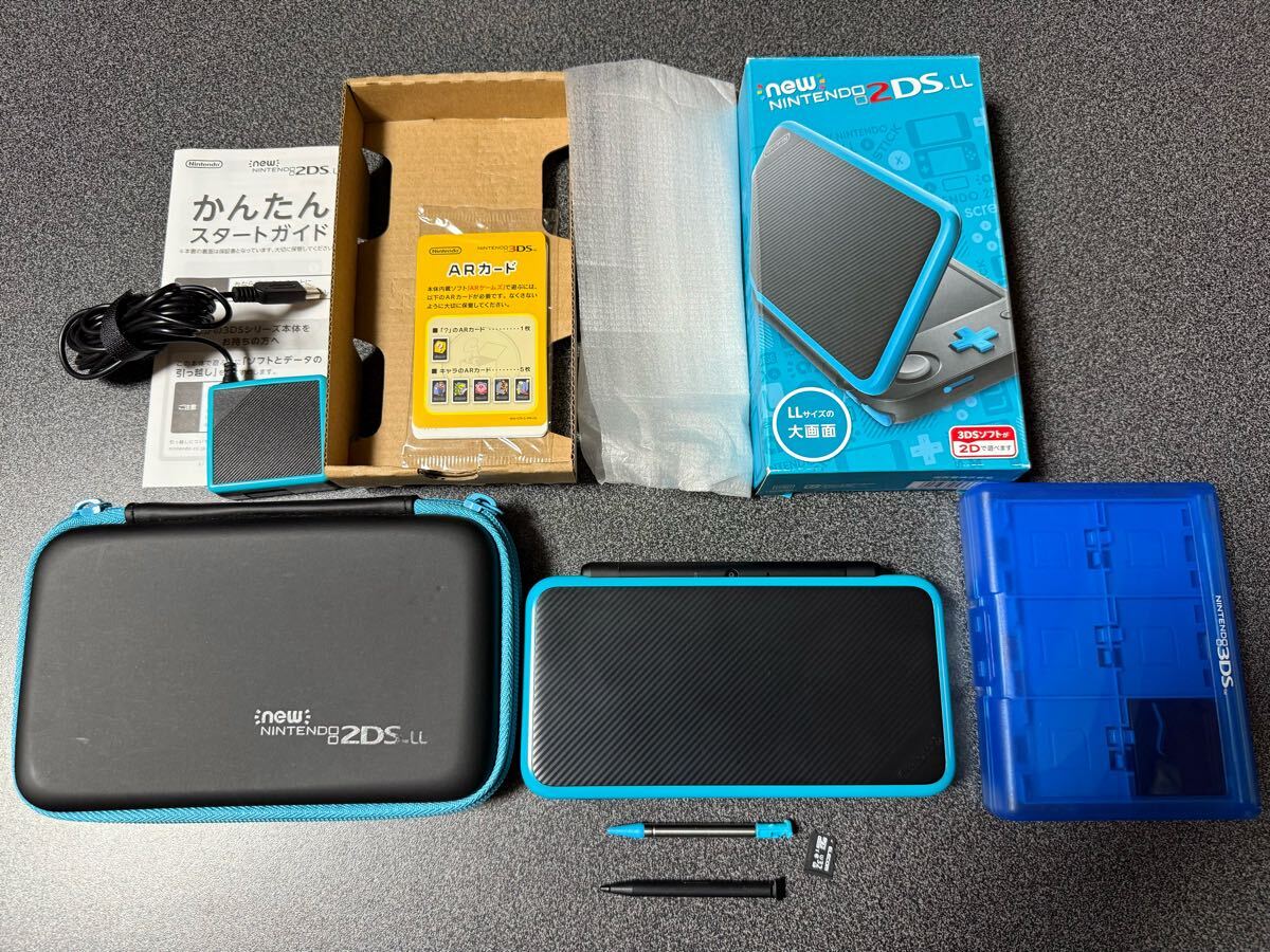売切り! 任天堂 New ニンテンドー2DS LL ブラック×ターコイズ 売切り! 任天堂 New ニンテンドー2DS LL ブラック×ターコイズ