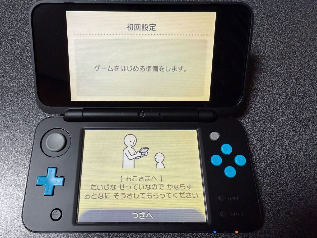 売切り! 任天堂 New ニンテンドー2DS LL ブラック×ターコイズ 売切り! 任天堂 New ニンテンドー2DS LL ブラック×ターコイズ