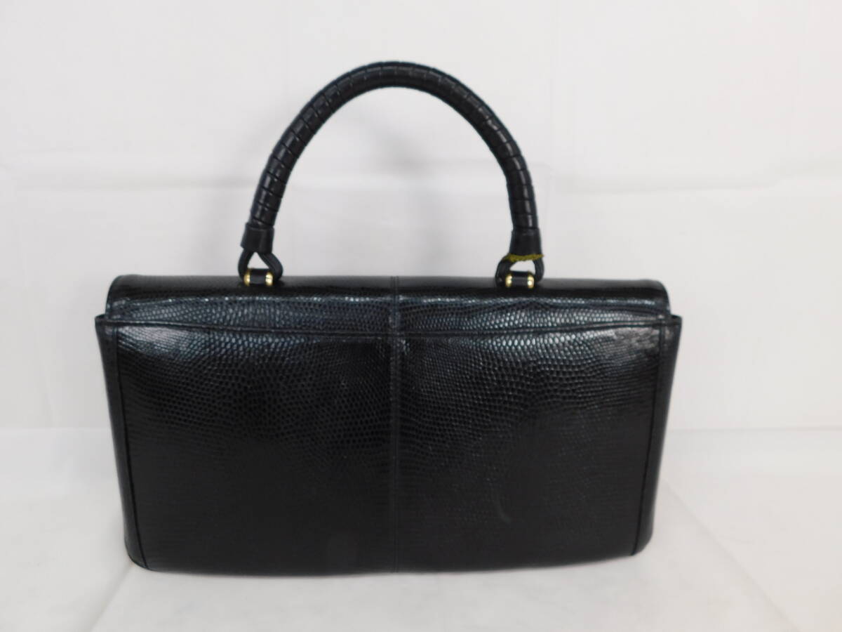 K618☆ JRA認定マーク付き ハンドバッグ エキゾチックレザー K618☆ JRA認定マーク付き ハンドバッグ エキゾチックレザー