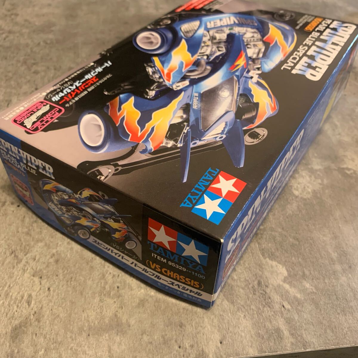 ★TAMIYA タミヤ ミニ四駆 スピンバイパー パールブルースペシャル VSシャーシ★_画像3