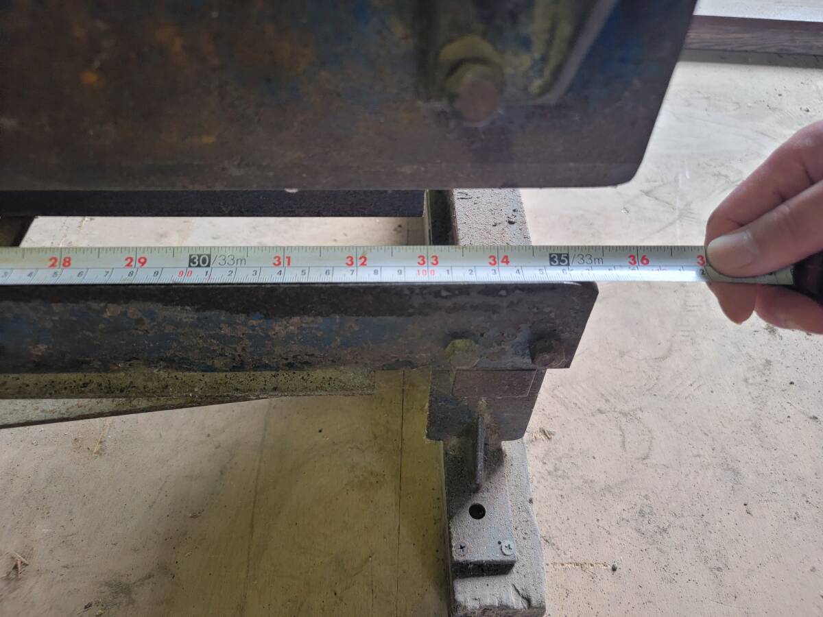 建築板金機械 屋根板金 折り曲げ機 機械幅107cm 引き取り限定 建築板金機械 屋根板金 折り曲げ機 機械幅107cm 引き取り限定