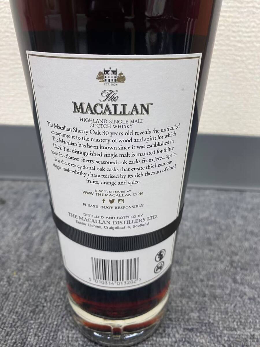 ザ・マッカラン The MACALLAN Sherry Oak 30年 正規品 2021 ザ・マッカラン The MACALLAN Sherry Oak 30年 正規品 2021
