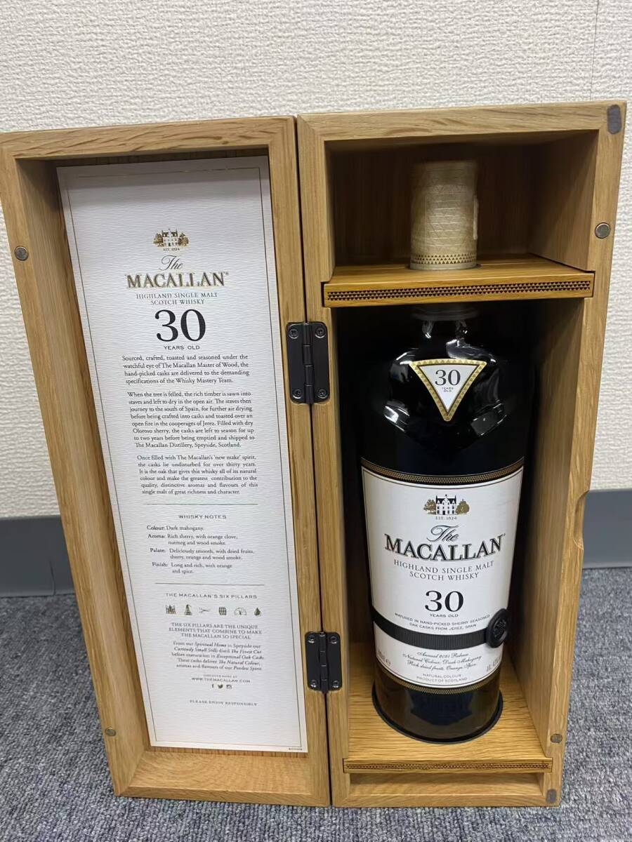 ザ・マッカラン The MACALLAN Sherry Oak 30年 正規品 2021 ザ・マッカラン The MACALLAN Sherry Oak 30年 正規品 2021