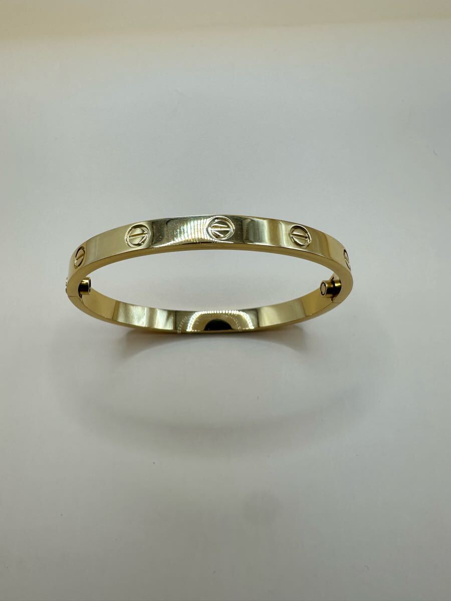 ほぼ未使用品 カルティエ ラブブレス イエローゴールド 美品 ほぼ未使用品 カルティエ ラブブレス イエローゴールド 美品
