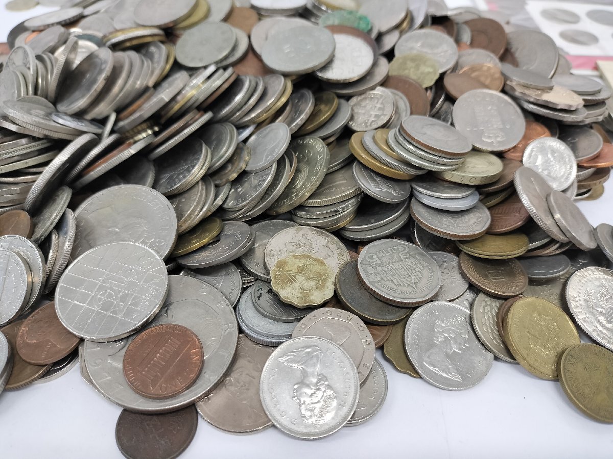 ○海外硬貨 まとめ 約5.4kg アメリカ ドル 銀貨 中国 元 韓国 ○海外硬貨 まとめ 約5.4kg アメリカ ドル 銀貨 中国 元 韓国