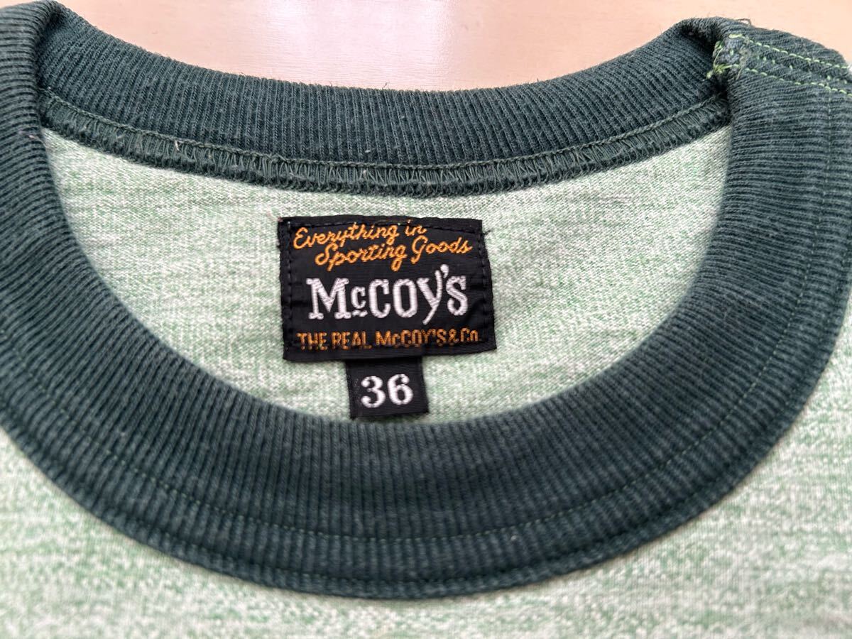 送料無料 BUCO McCOY 半袖Tシャツ サイズS 霜降り リンガーT 送料無料 BUCO McCOY 半袖Tシャツ サイズS 霜降り リンガーT