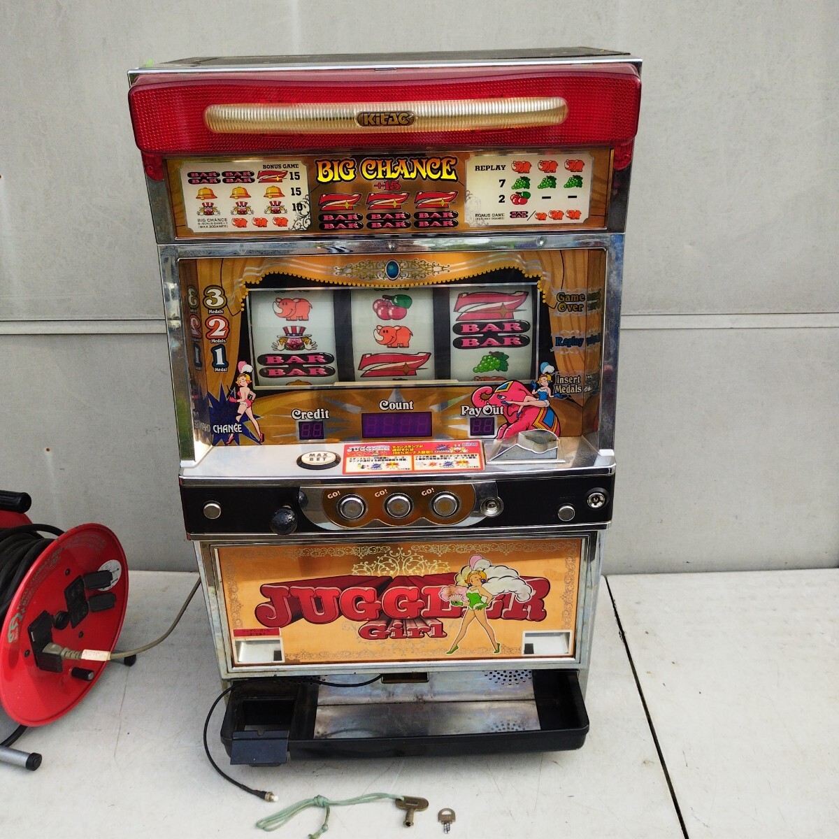 パチスロ実機ジャグラーガールJUGGLER Girl【送料高額、引き取り パチスロ実機ジャグラーガールJUGGLER Girl【送料高額、引き取り