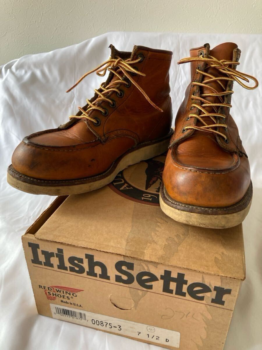 REDWING レッドウィング アイリッシュセッター アメリカ製 7 1/2 REDWING レッドウィング アイリッシュセッター アメリカ製 7 1/2