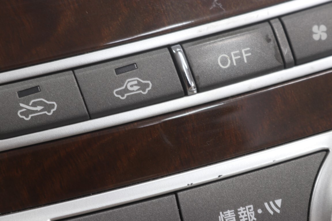  Nissan Fuga hybrid холодный регион предыдущий период (HY51 Y51) оригинальный повреждение нет гарантия работы кондиционер bi панель с переключателем под дерево p054521